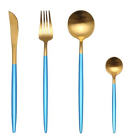 24-Delig RVS Goud-Zilver Luxe Bestek - RoyalGlow
