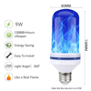 USB LED FLAME EFFECT LAMP - 9W SIMULATED FLAME BULB