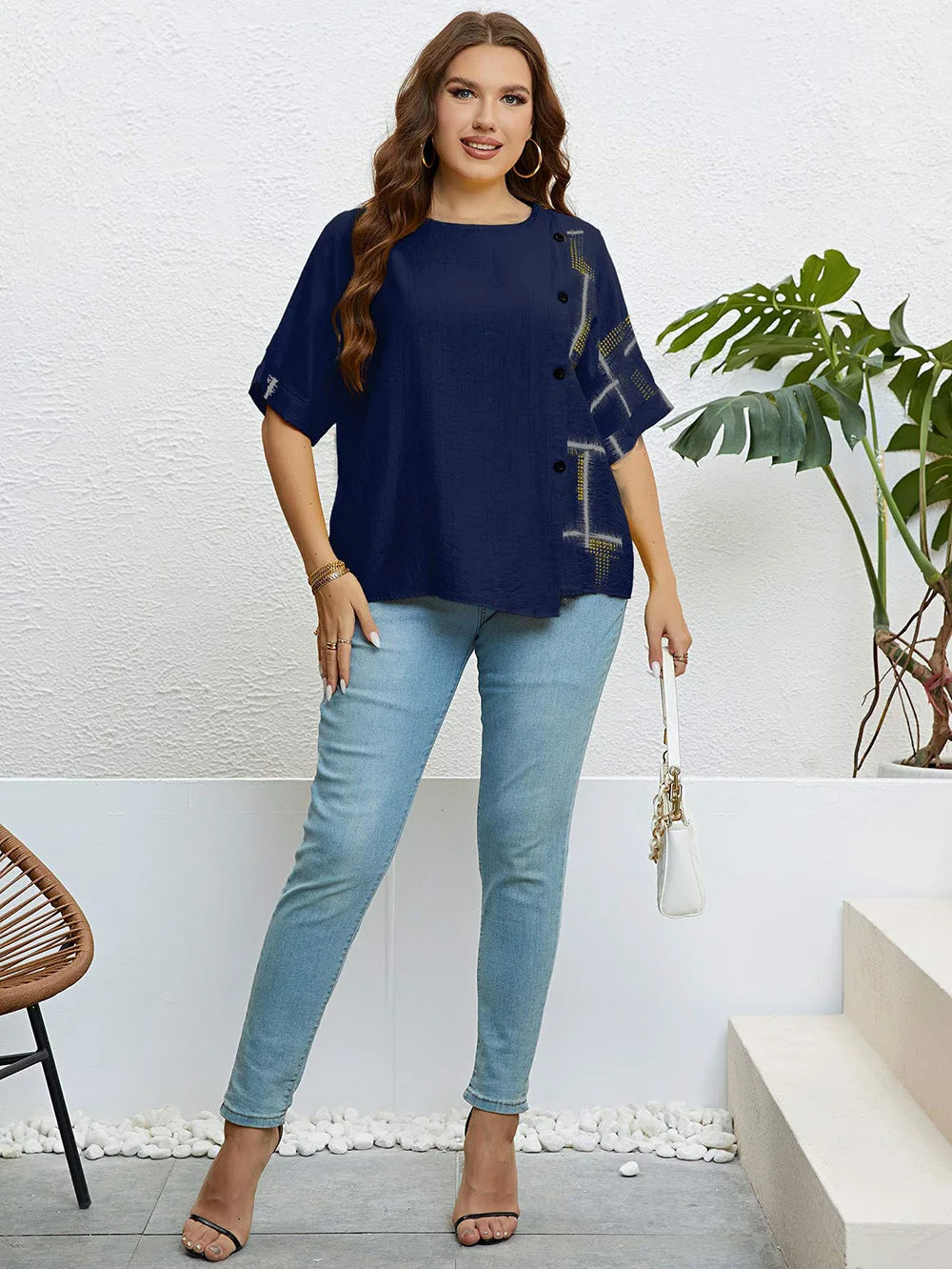 Vardi Dante™ Dorien Plus Size T-Shirt | Comfortabel & Casual