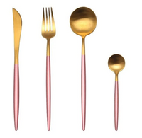 24-Delig RVS Goud-Zilver Luxe Bestek - RoyalGlow