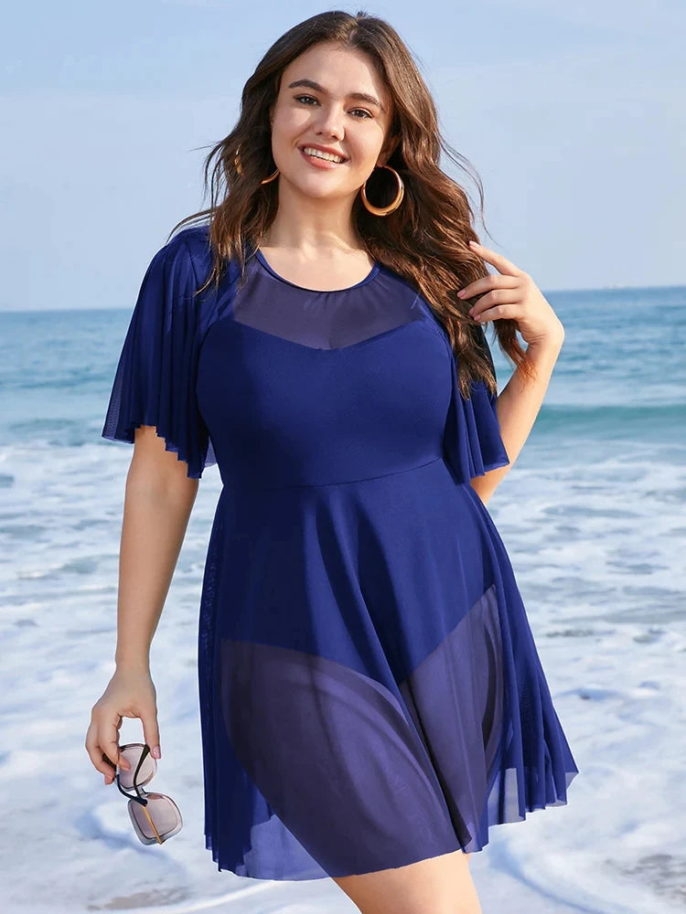 Vardi Dante™ Alyssa Plus Size Zwermjurk | Stijlvol & Comfortabel