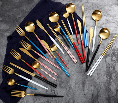 24-Delig RVS Goud-Zilver Luxe Bestek - RoyalGlow