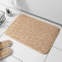MEMORY FOAM ANTISLIP BADKAMER & WOONKAMER MAT – EMBOSSED VELVET ONTWERP