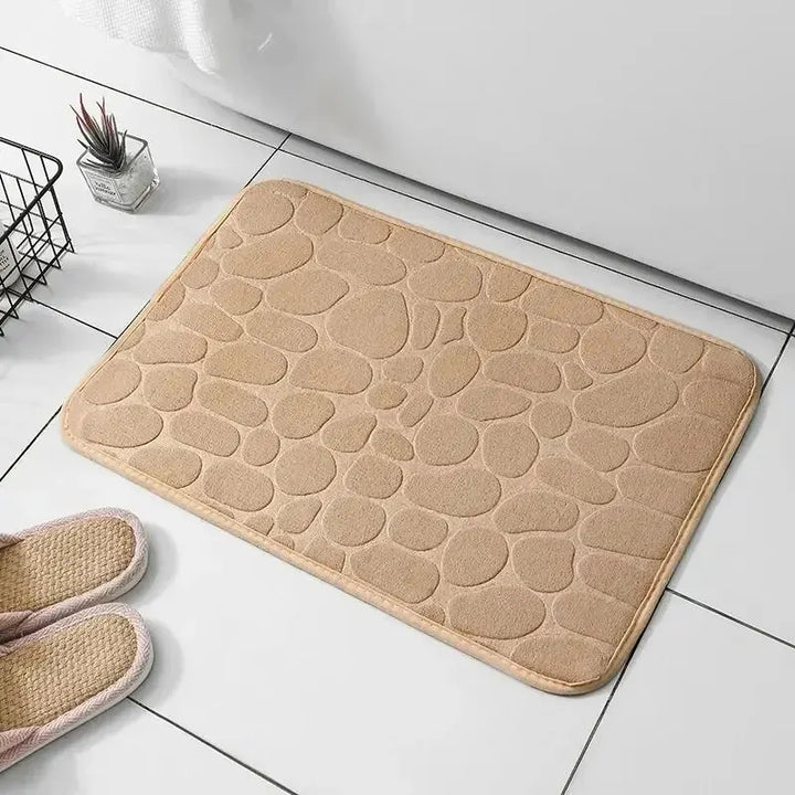 MEMORY FOAM ANTISLIP BADKAMER & WOONKAMER MAT – EMBOSSED VELVET ONTWERP