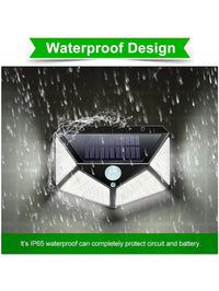MULTIFUNCTIONELE SOLAR LAMP - WATERDICHTE LED TUINVERLICHTING MET BEWEGINGSSENSOR