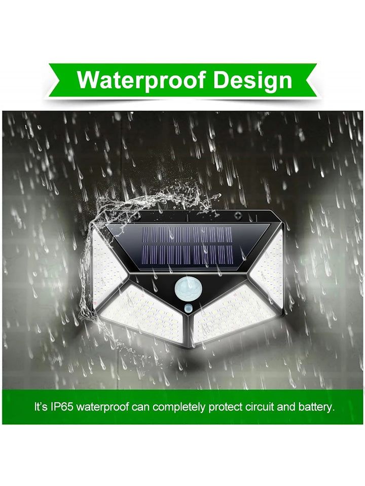 MULTIFUNCTIONELE SOLAR LAMP - WATERDICHTE LED TUINVERLICHTING MET BEWEGINGSSENSOR