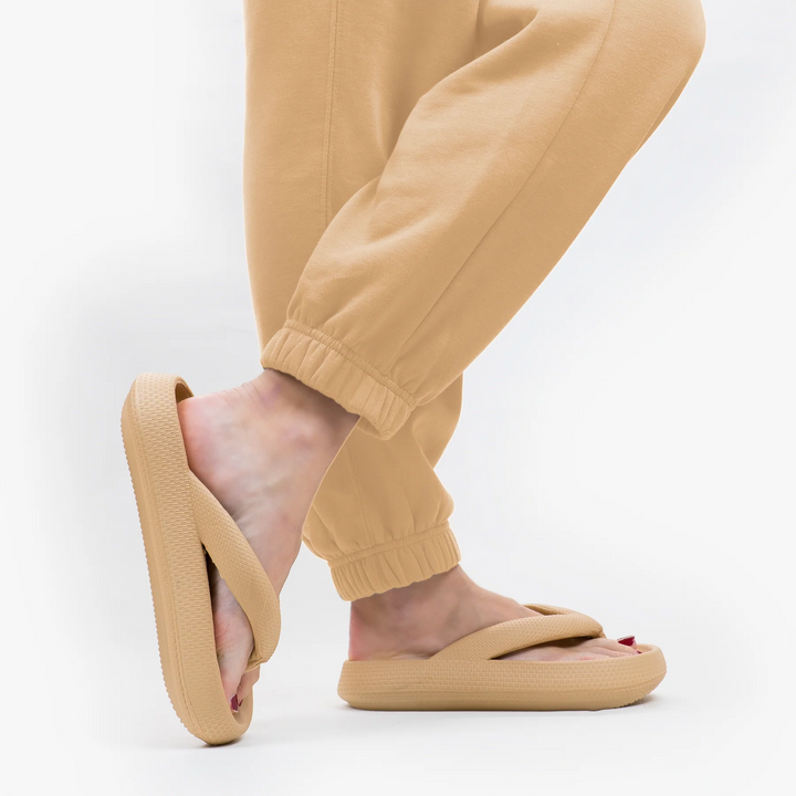 Wolkenzachte Uniseks Comfort Flip Flops – Leona