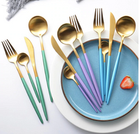 24-Delig RVS Goud-Zilver Luxe Bestek - RoyalGlow