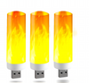 USB LED FLAME EFFECT LAMP - 9W SIMULATED FLAME BULB