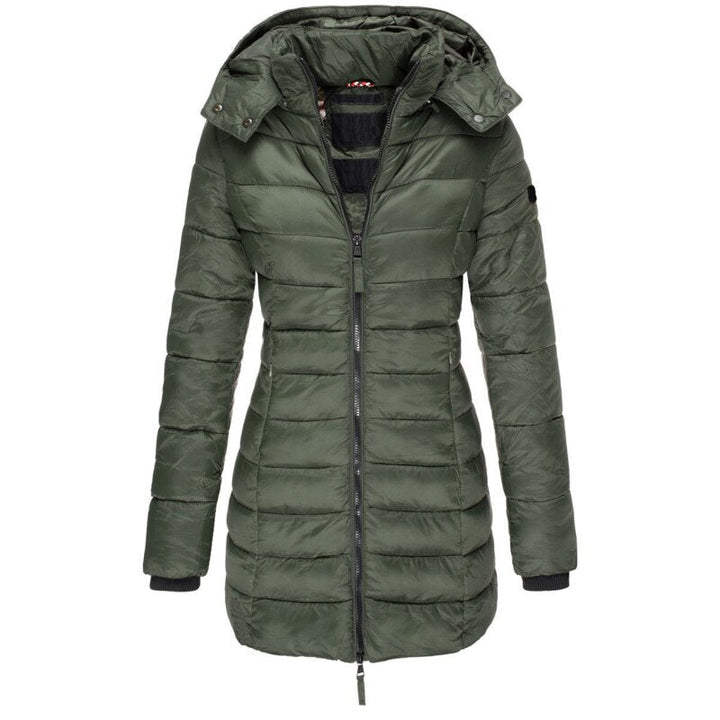 Warme Dames Donsjack met Capuchon - Olivia