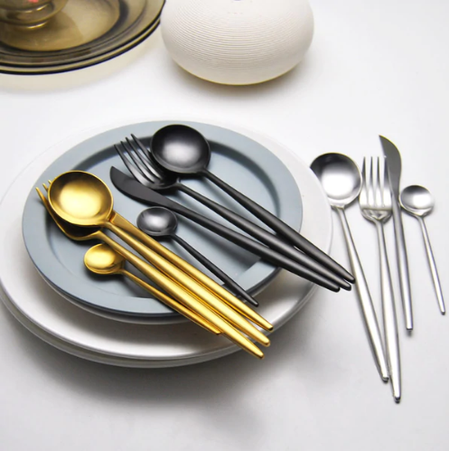24-Delig RVS Goud-Zilver Luxe Bestek - RoyalGlow