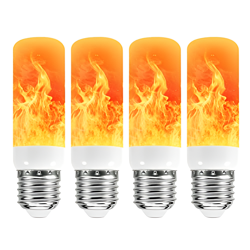 USB LED FLAME EFFECT LAMP - 9W SIMULATED FLAME BULB