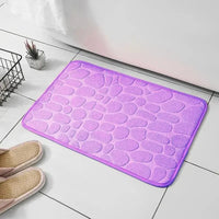 MEMORY FOAM ANTISLIP BADKAMER & WOONKAMER MAT – EMBOSSED VELVET ONTWERP