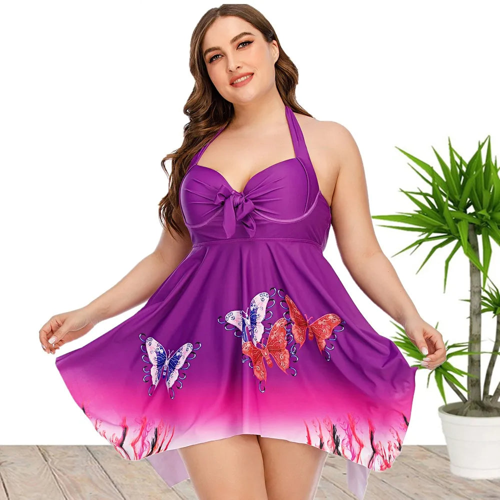 Vardi Dante™ Fiona Plus Size Tankini | Stijlvol & Flatterend