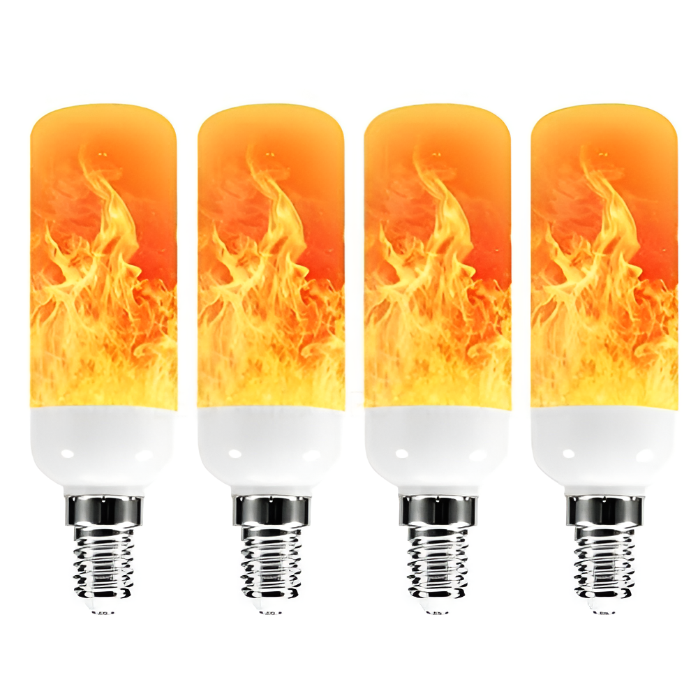 USB LED FLAME EFFECT LAMP - 9W SIMULATED FLAME BULB