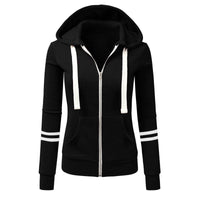 Dames Hoodie met Capuchon en Rits van Wol – Beatrice