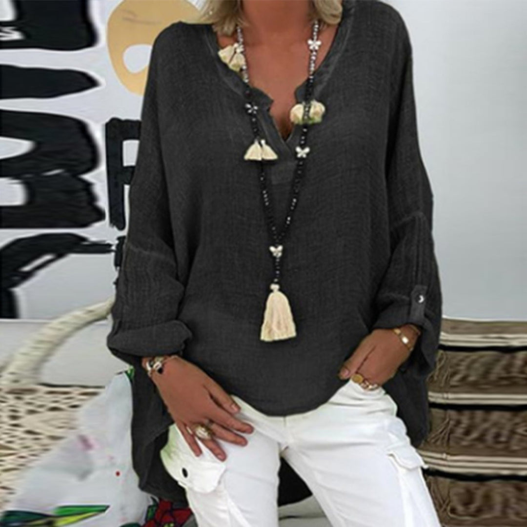 Stijlvolle Linnen Damesblouse - Elodie