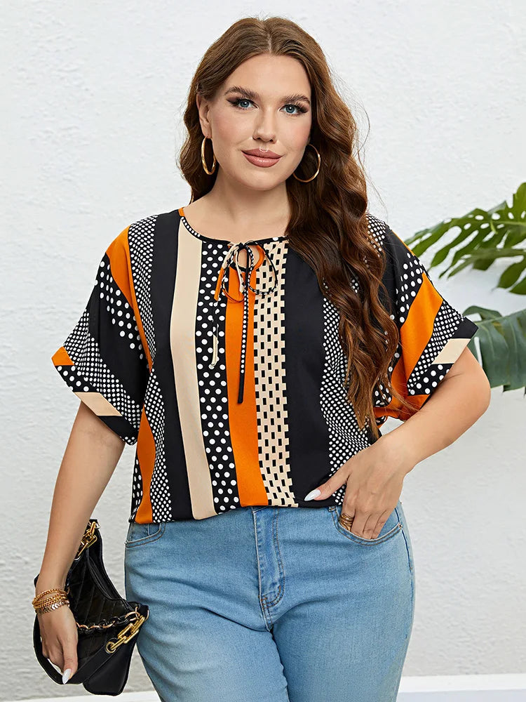 Vardi Dante™ Dora Plus Size Blouse | Comfortabel & Casual