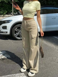 Trendy Dames Cargo Jeans - Nova