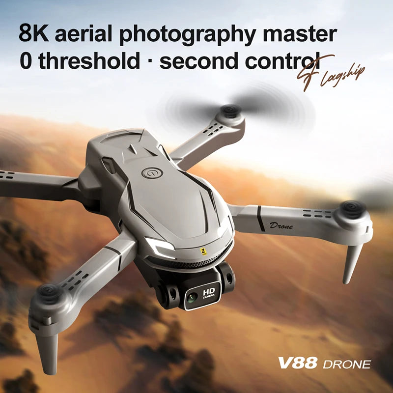 MINI V88 DRONE 8K MET GPS EN HD CAMERA - PROFESSIONELE LUCHTFOTOGRAFIE DRONE