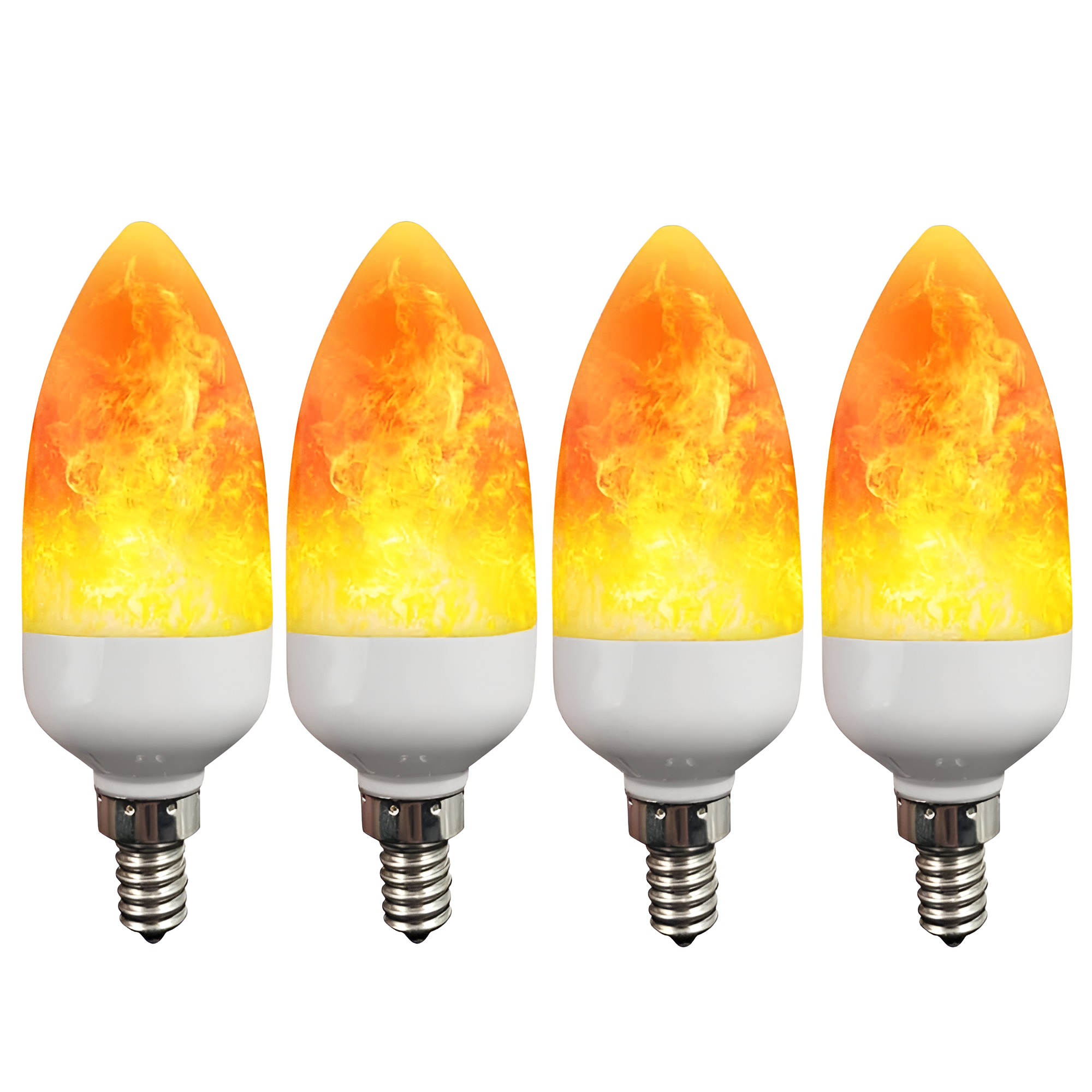 USB LED FLAME EFFECT LAMP - 9W SIMULATED FLAME BULB