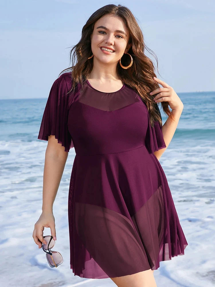 Vardi Dante™ Alyssa Plus Size Zwermjurk | Stijlvol & Comfortabel