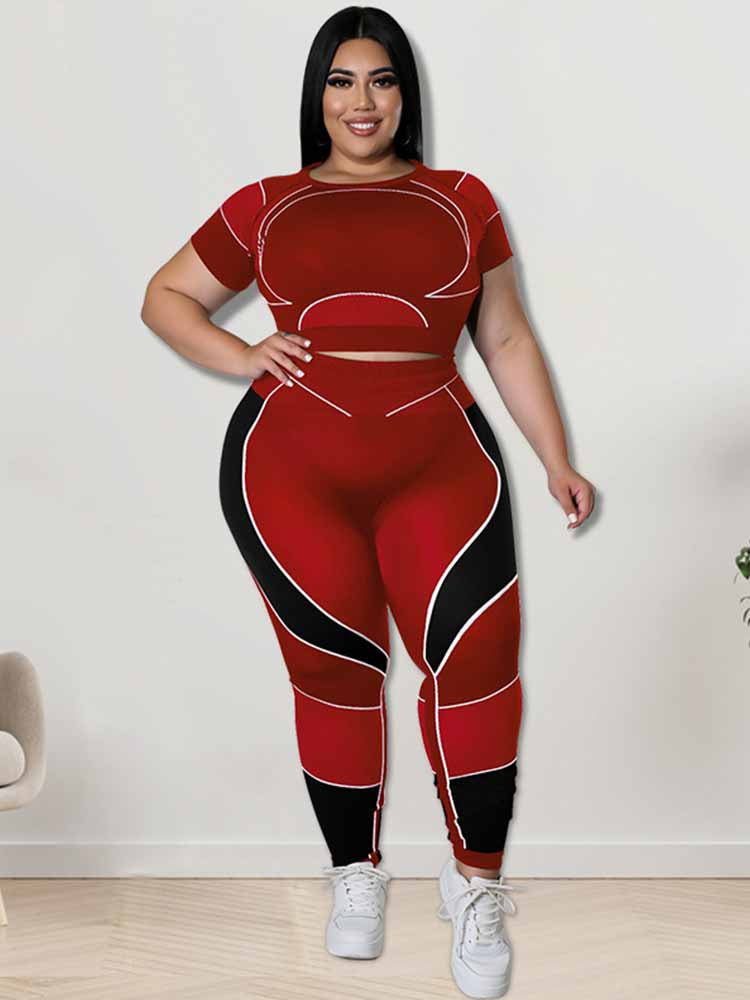 Vardi Dante™ Alessandra Plus Size Sportset | Sportief & Stijlvol