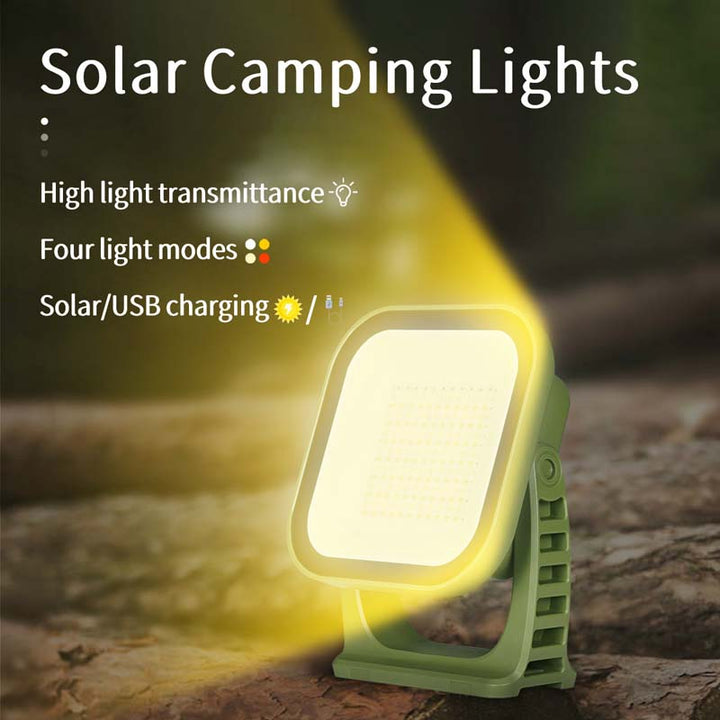 80W LED ZONNE-OPLAADBARE CAMPINGLAMP MET MAGNEET EN ZOOMFUNCTIE