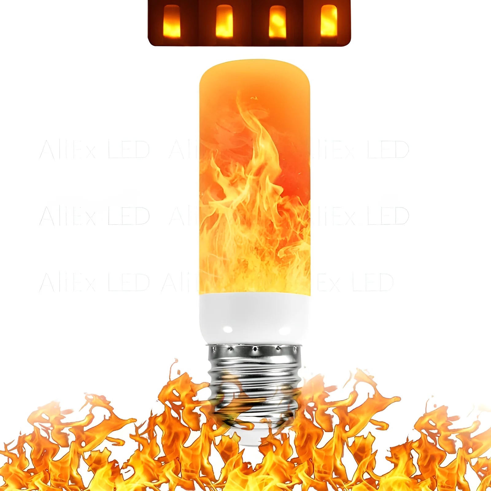 USB LED FLAME EFFECT LAMP - 9W SIMULATED FLAME BULB