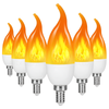 USB LED FLAME EFFECT LAMP - 9W SIMULATED FLAME BULB