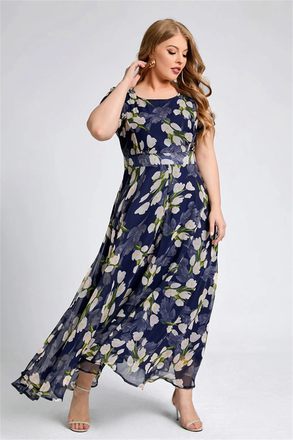 Vardi Dante™ Emelie Plus Size Jurk | Comfortabel & Vintage
