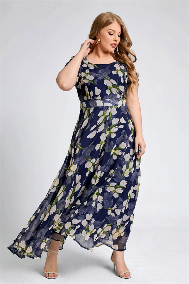 Vardi Dante™ Emelie Plus Size Jurk | Comfortabel & Vintage