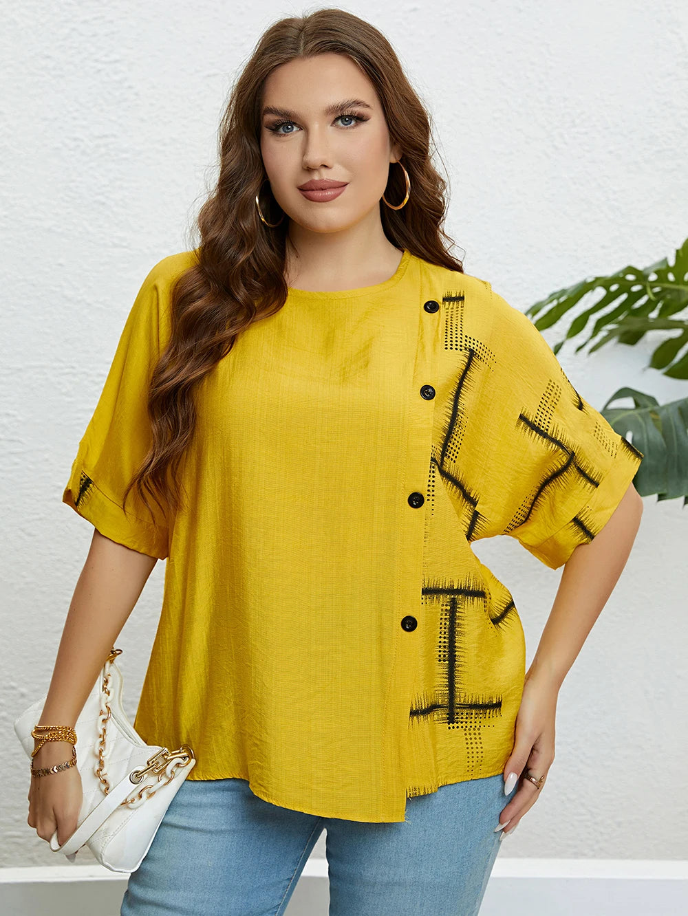 Vardi Dante™ Dorien Plus Size T-Shirt | Comfortabel & Casual