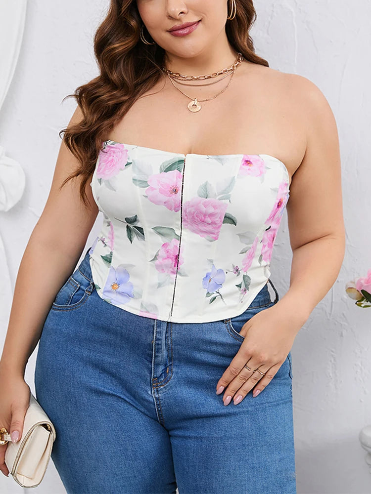 Vardi Dante™ Betty Plus Size Top | Strapless & Trendy