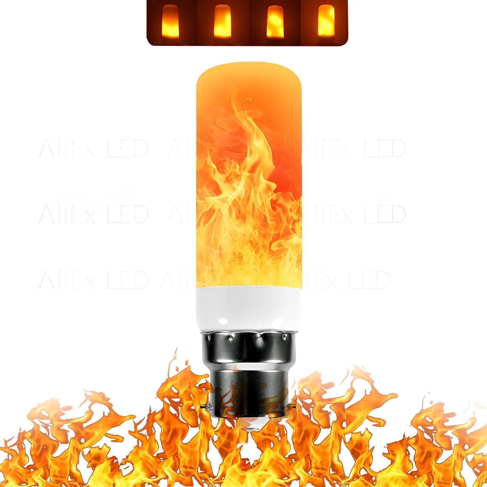 USB LED FLAME EFFECT LAMP - 9W SIMULATED FLAME BULB