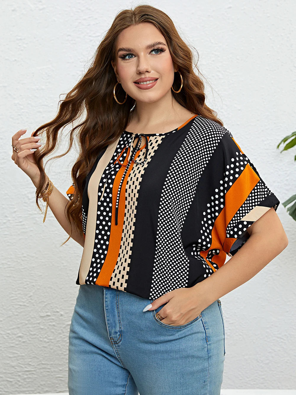 Vardi Dante™ Dora Plus Size Blouse | Comfortabel & Casual