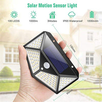 MULTIFUNCTIONELE SOLAR LAMP - WATERDICHTE LED TUINVERLICHTING MET BEWEGINGSSENSOR