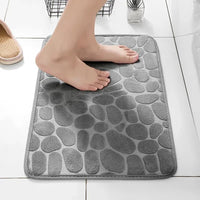 MEMORY FOAM ANTISLIP BADKAMER & WOONKAMER MAT – EMBOSSED VELVET ONTWERP