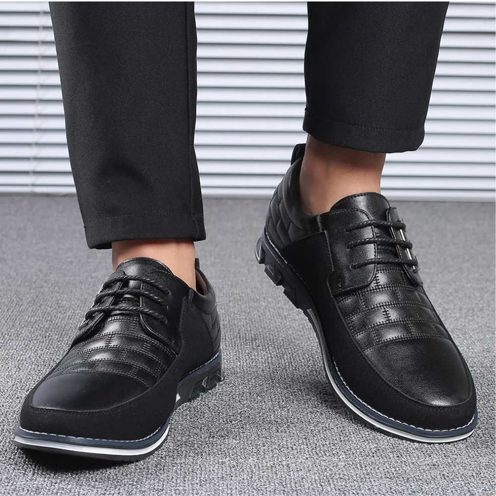 Orthopedische Leren Heren Schoenen - GentleStep