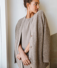 Dames Kasjmier Vest met V-hals – Sylvie