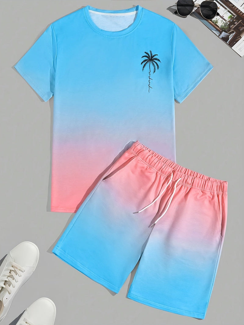 Trendsetters heren zomerset van T-shirt en shorts - CoolFlex