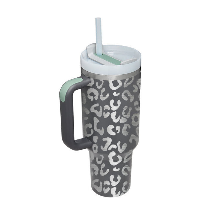 Isolerende Mok met Handvat en Rietje - ChillMate