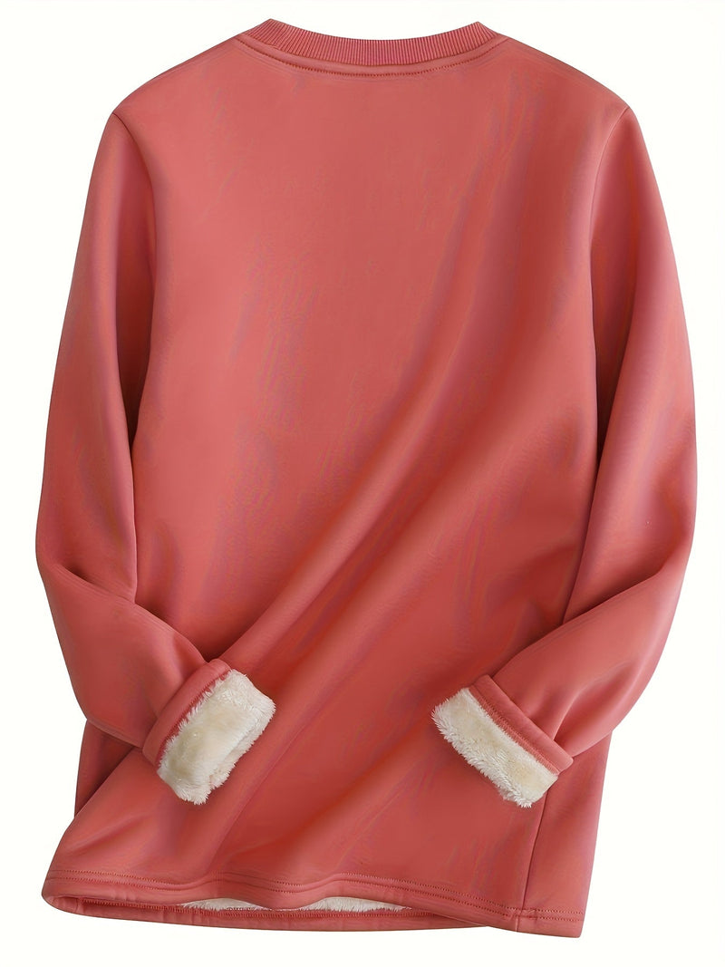Comfy Fleece Sweatshirt - Liona