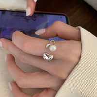 Parelboon Verstelbare Ring - Elin