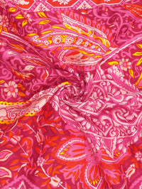 Off-Shoulder Blouse met Geometrische Print – Noémie