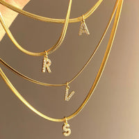 Gouden Initialen Ketting - Ella
