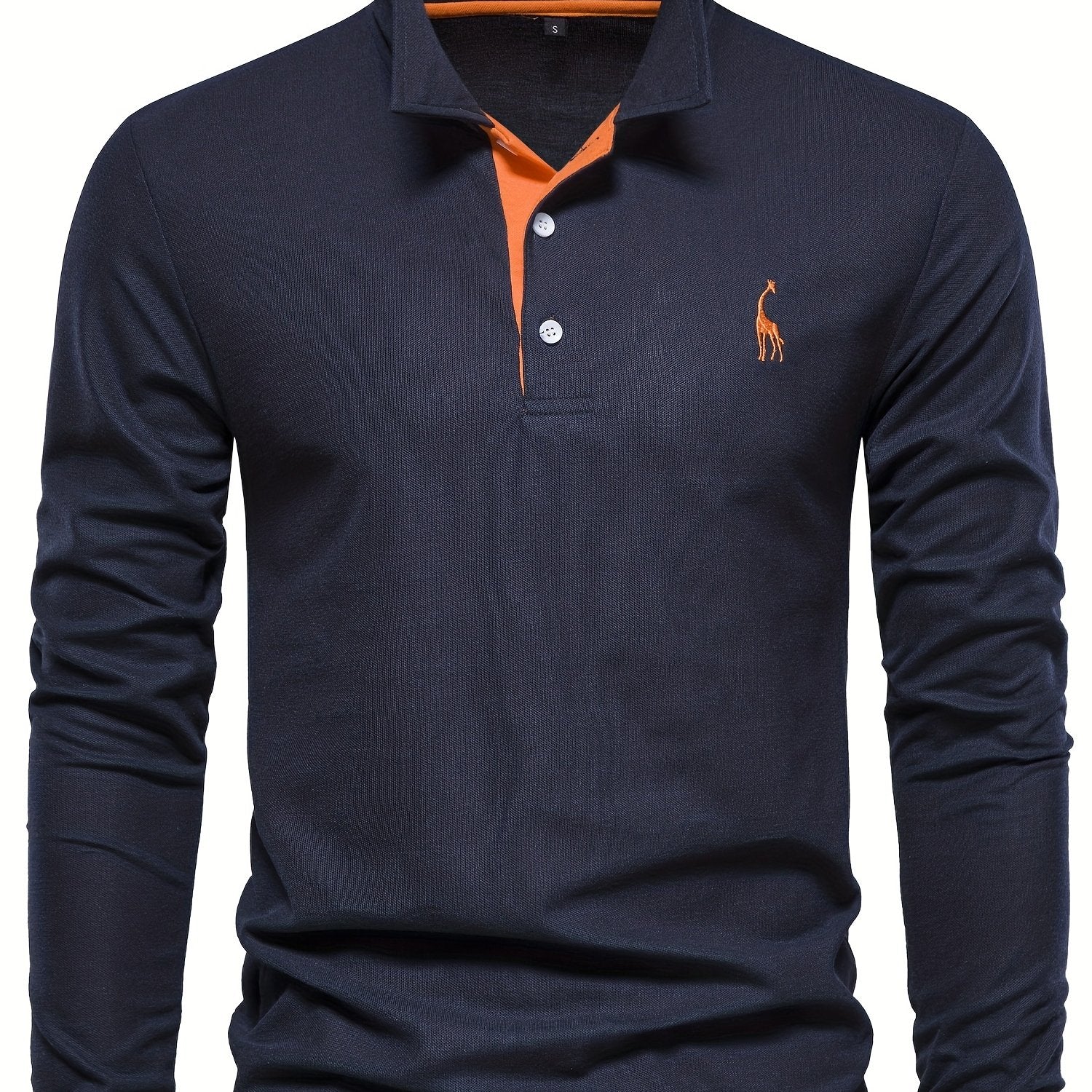 Comfortabele Heren Polo met Lange Mouwen