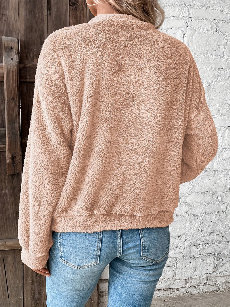 Comfortabele Teddy Pullover Sweatshirt - Livia