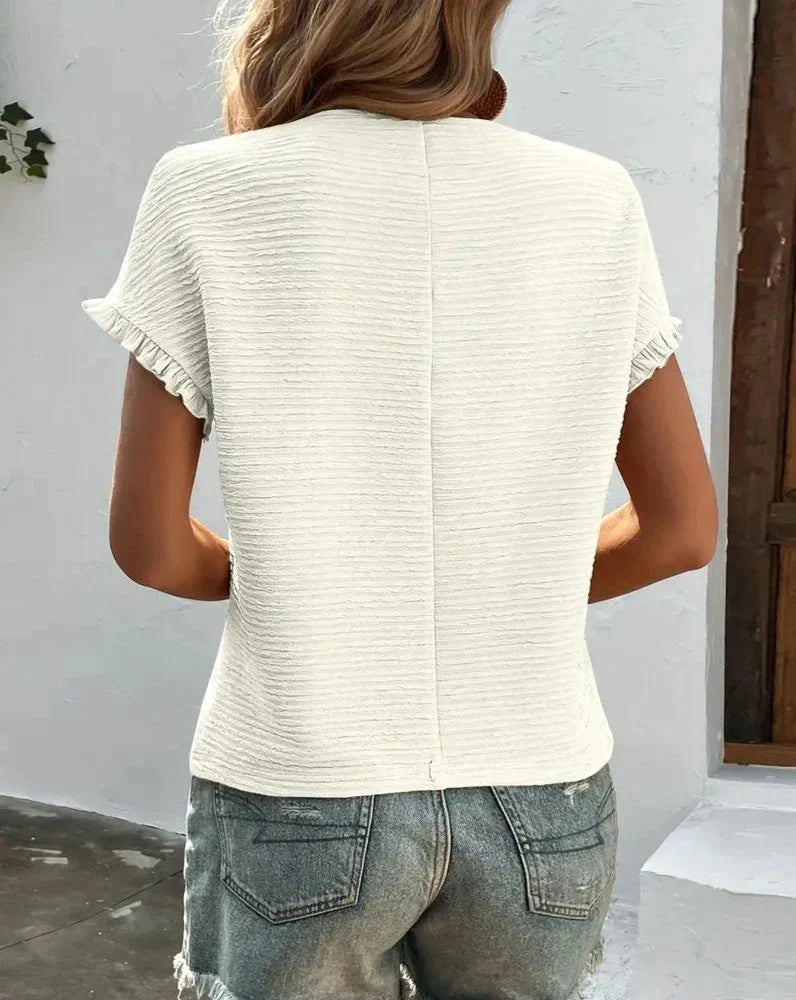 Zacht Katoenen Dames T-shirt – Élodie