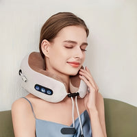 U-vormig Nekkussen met Memory Foam & USB-Oplaadbare Verwarming - NeckEase Pro